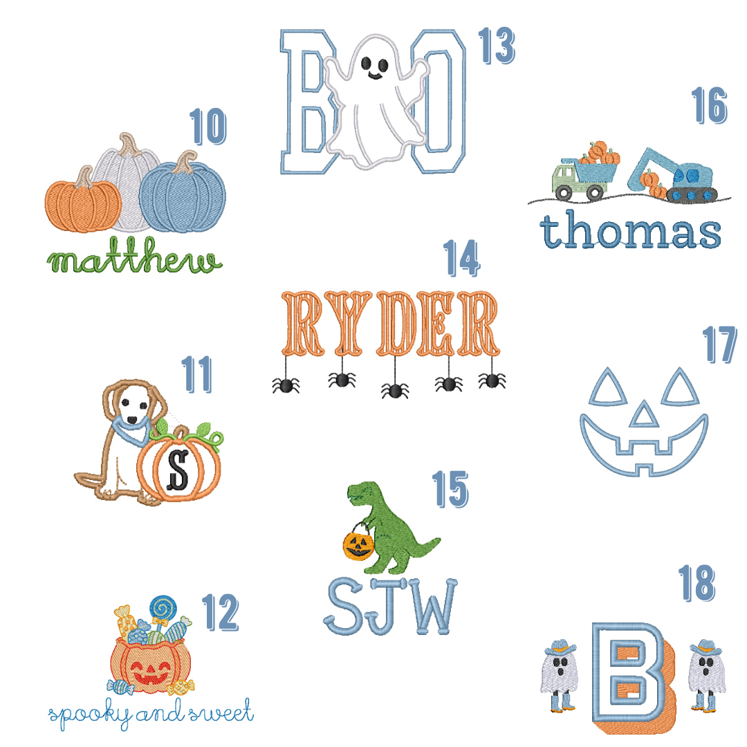 Halloween Pre-Order - Gingham Scallop Bib Bubble (Multiple Colors)