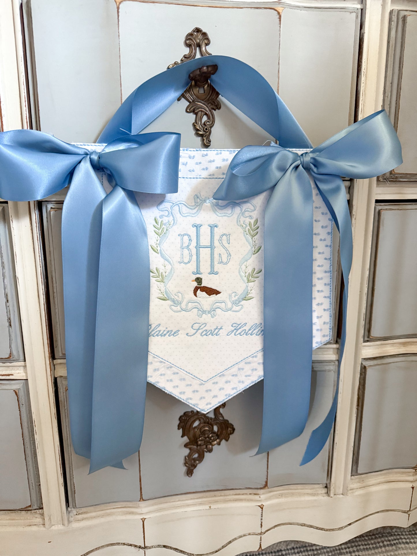 Heirloom Baby Announcement Banner