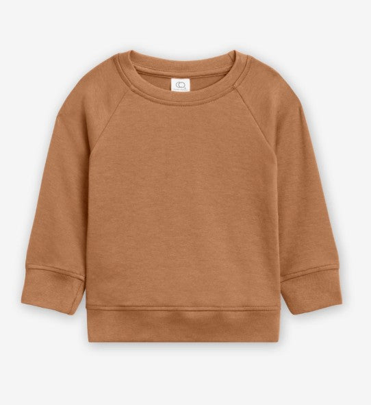 Relaxed Fit Pullover Sweater - Rust