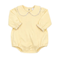 Thanksgiving Pre-Order - Girls Piping Collar Long Sleeve Bubble (Multiple Colors)