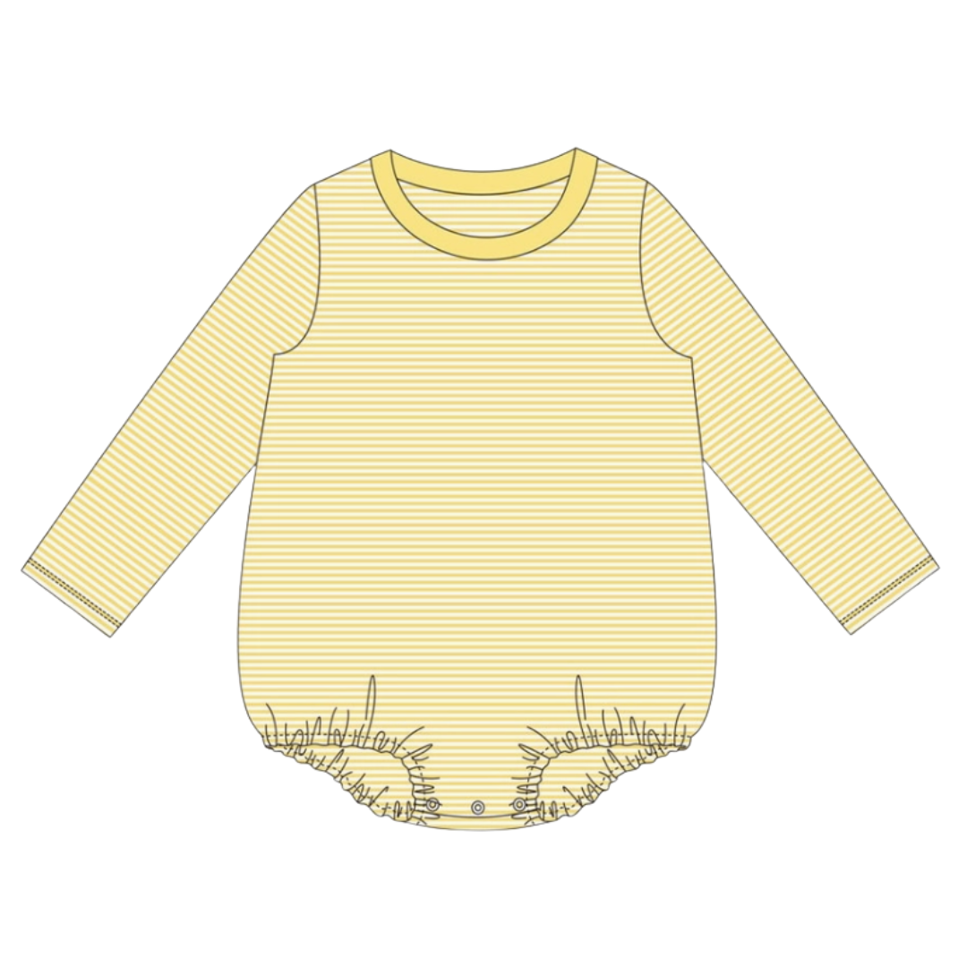 Halloween Pre-Order - Stripe Long Sleeve Bubble (Multiple Colors)