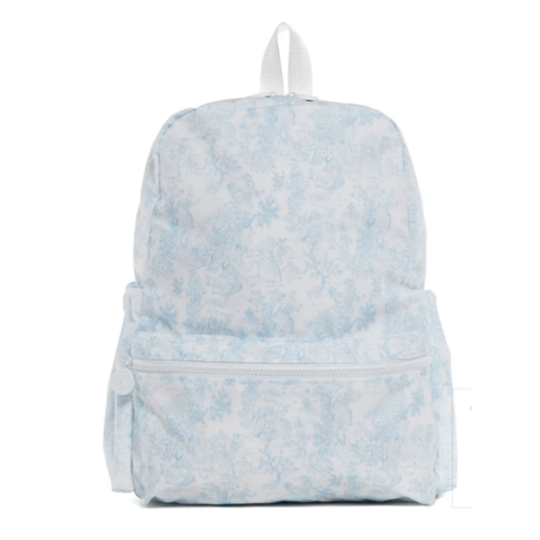 TRVL Back-To-School Pre-Order — Bunny Toile Blue Backpack