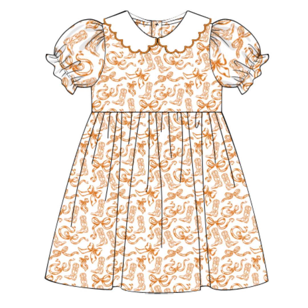 Collegiate - Scallop Collar Dress (Multiple Colors)