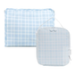 TRVL Back-To-School Pre-Order — Pimlico Plaid Blue Pouch/Lunch Kit