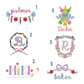 Back To School Pre-Order - Girls Diaper Set (Multiple Colors)