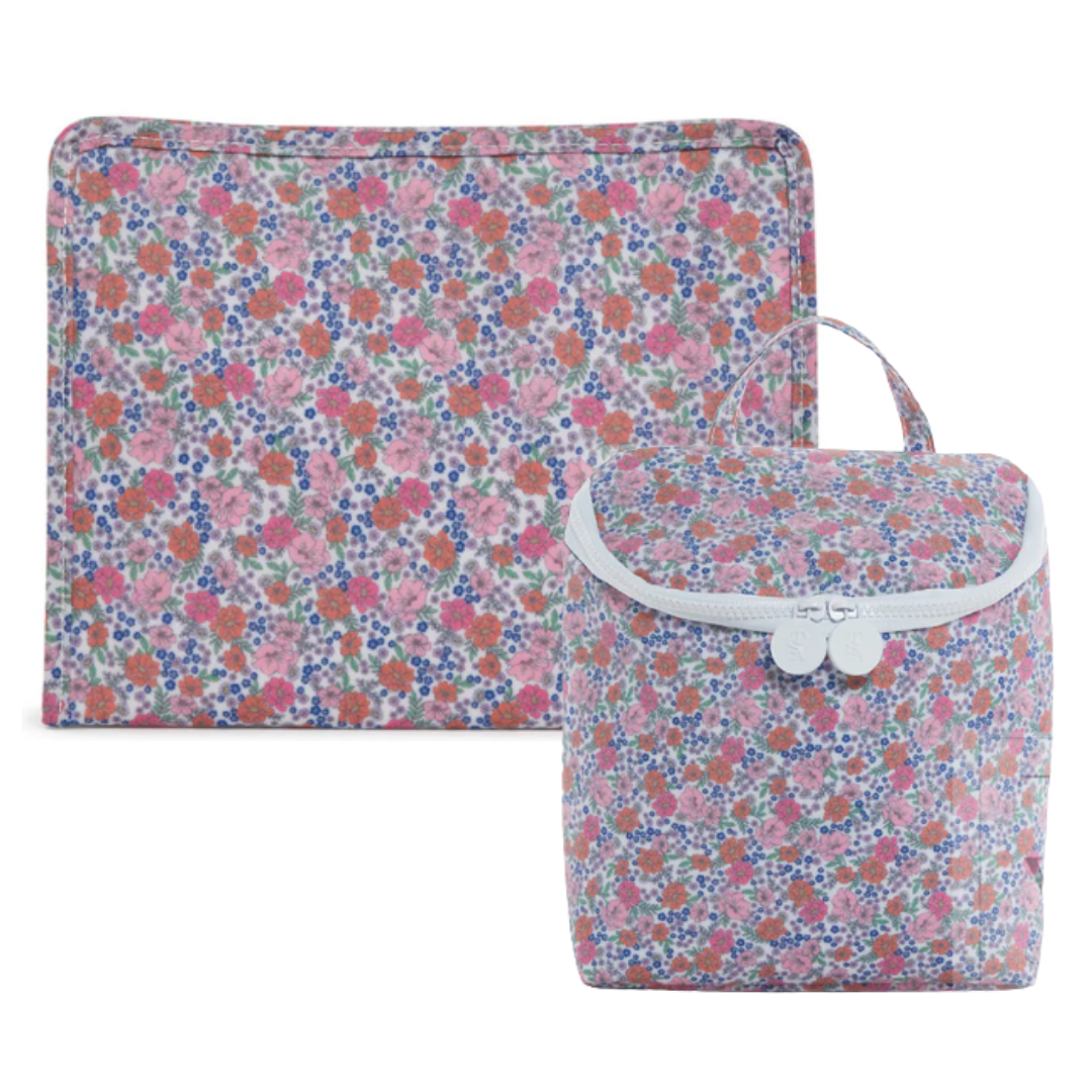 TRVL Back-To-School Pre-Order — Garden Floral Pouch/Lunch Kit