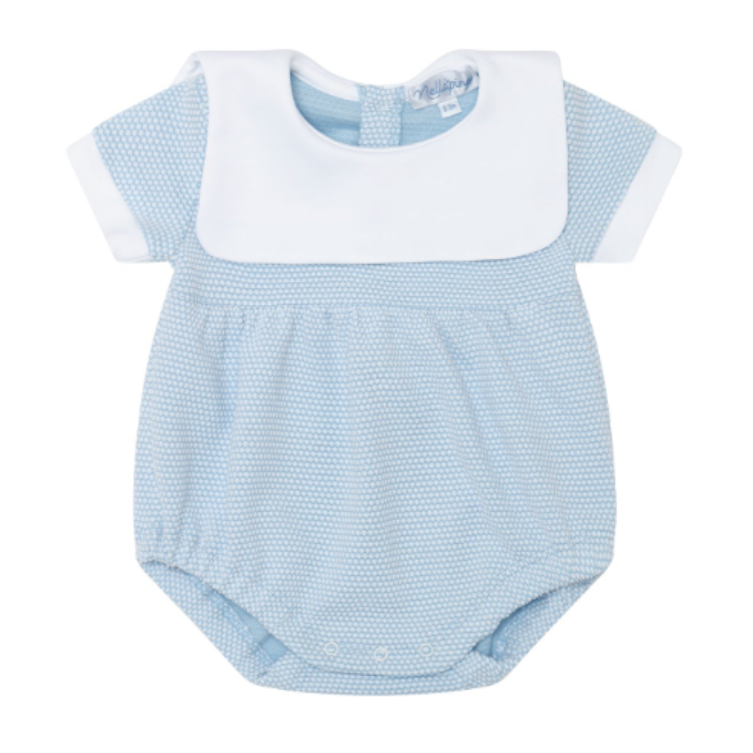 Game Day Pre-Order - Boys Blue Bubble with Bib