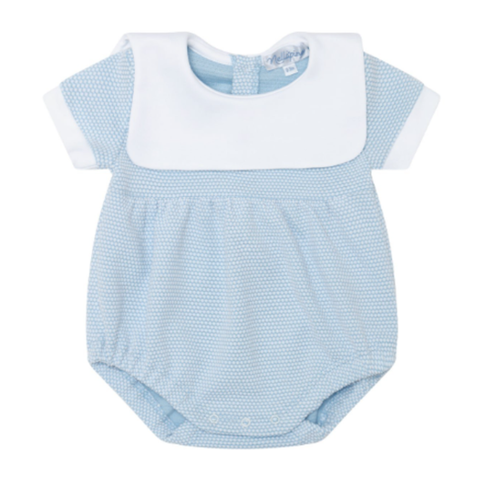 Game Day Pre-Order - Boys Blue Bubble with Bib
