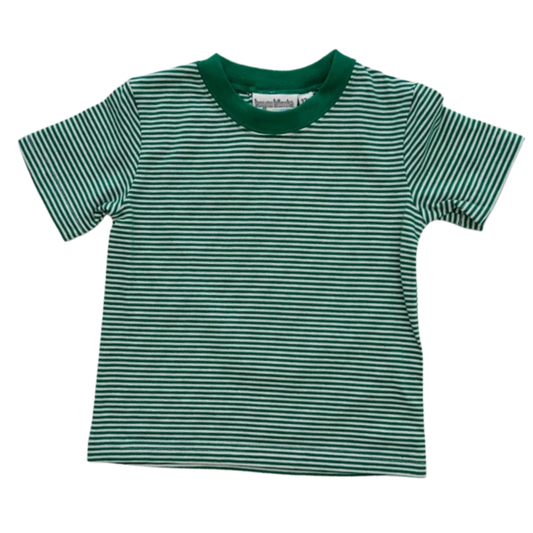 Christmas Pre-Order - Boys Short Sleeve Stripe Tee (Multiple Colors)