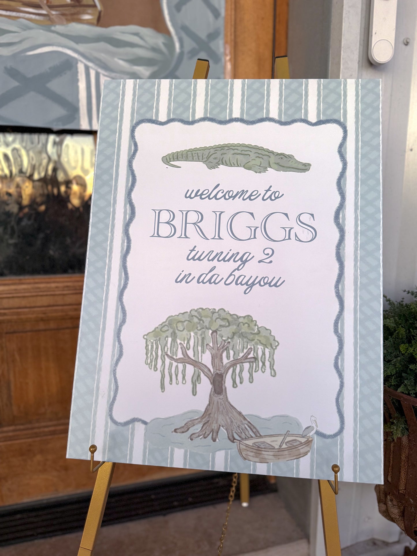 Mary Tyler Made Custom Birthday Welcome Sign