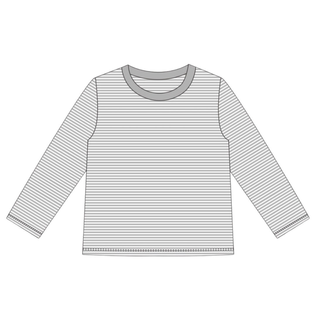 Halloween Pre-Order - Stripe Long Sleeve Tee (Multiple Colors)