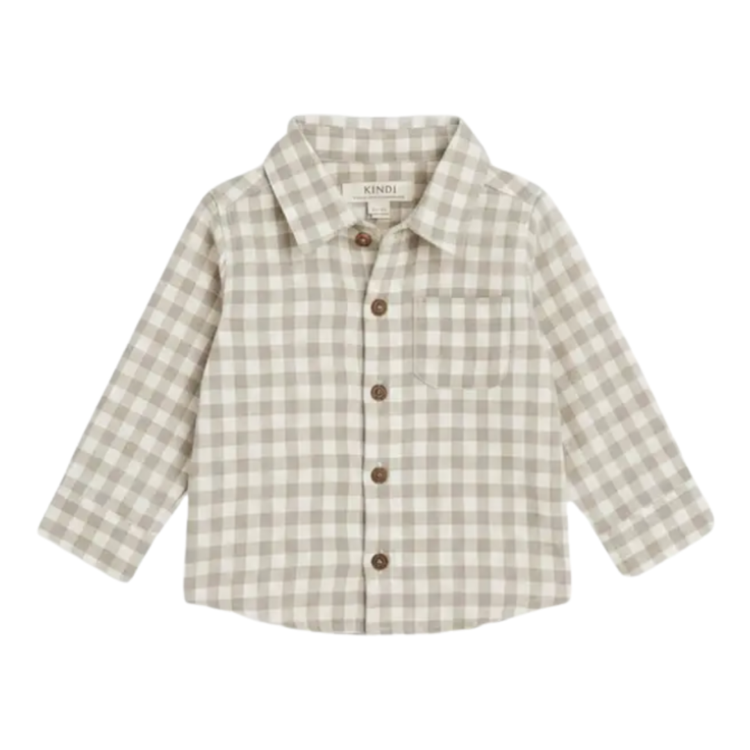 Thanksgiving Pre-Order - Thankful Gingham Button Down