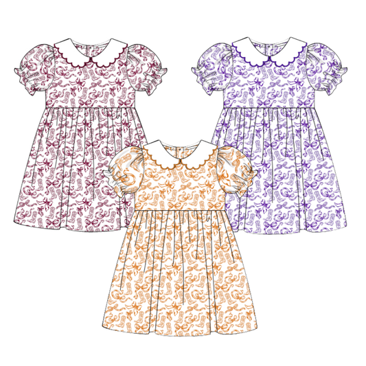 Collegiate - Scallop Collar Dress (Multiple Colors)