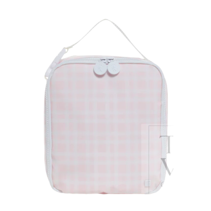 TRVL Back-To-School Pre-Order — Pimlico Plaid Pink Pouch/Lunch Kit