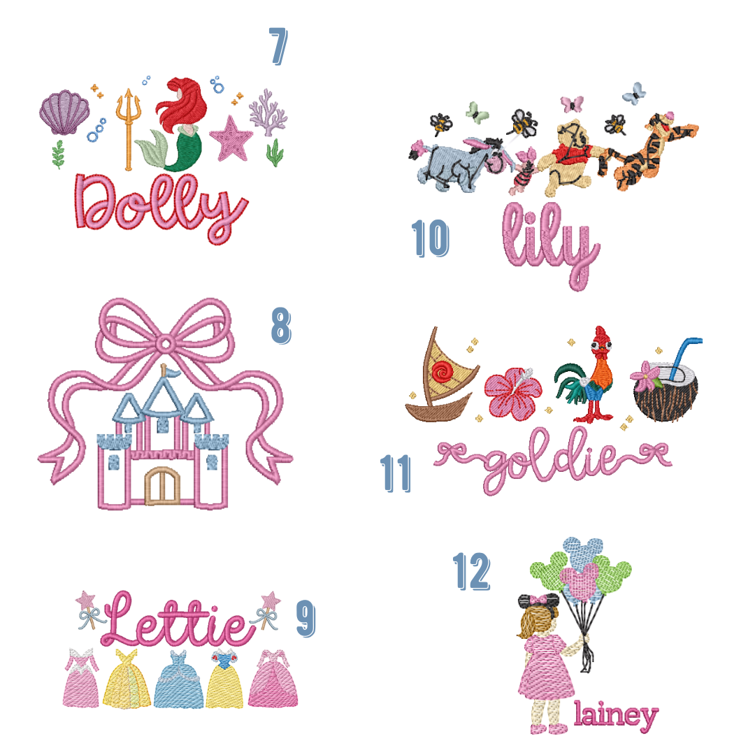 Magical Pre-Order - Girls Scallop Collar Bubble (Multiple Colors)