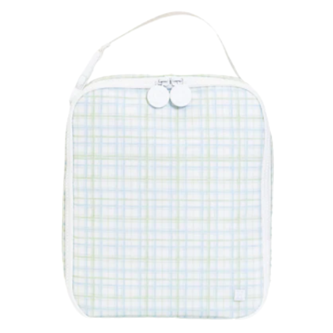 TRVL Back-To-School Pre-Order — Classic Plaid Green Pouch/Lunch Kit