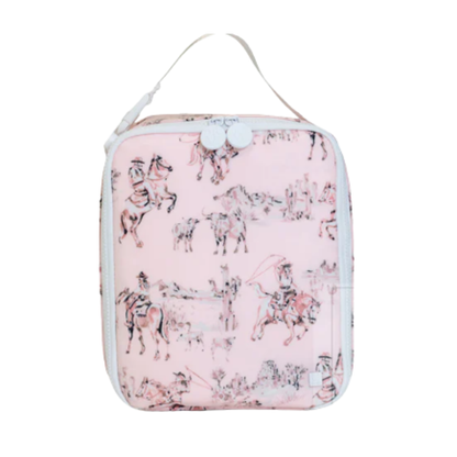 TRVL Back-To-School Pre-Order — Cowgirl Toile Pouch/Lunch Kit