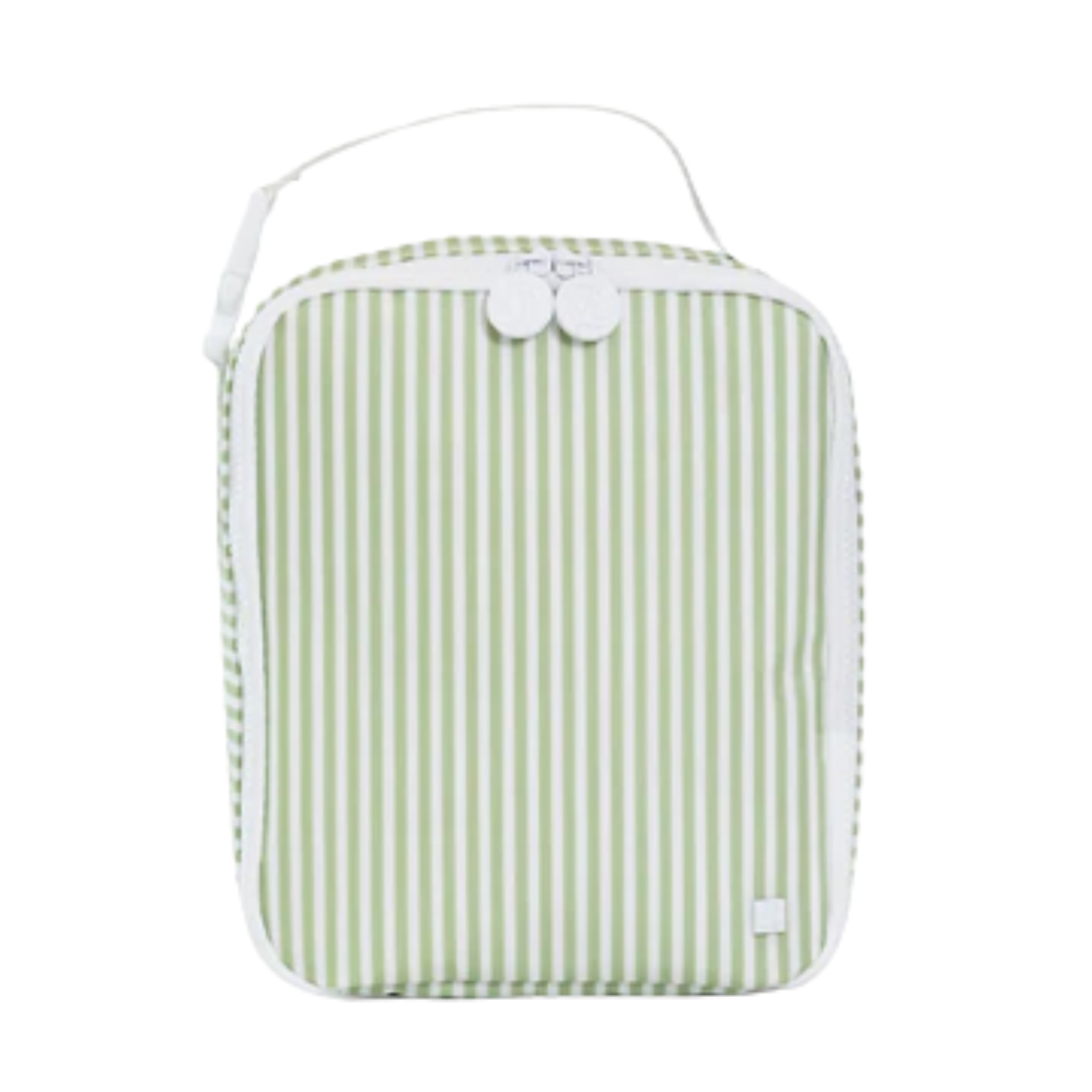 TRVL Back-To-School Pre-Order — Pimlico Stripe Sage Pouch/Lunch Kit