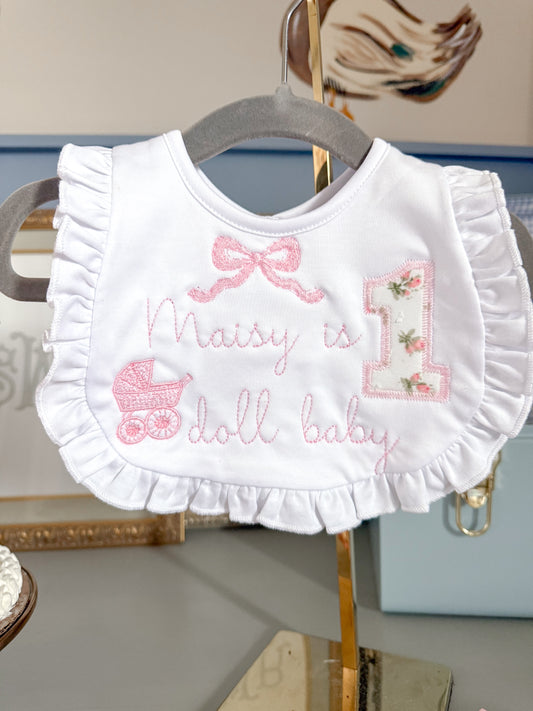 Ruffled Bib (Multiple Colors)