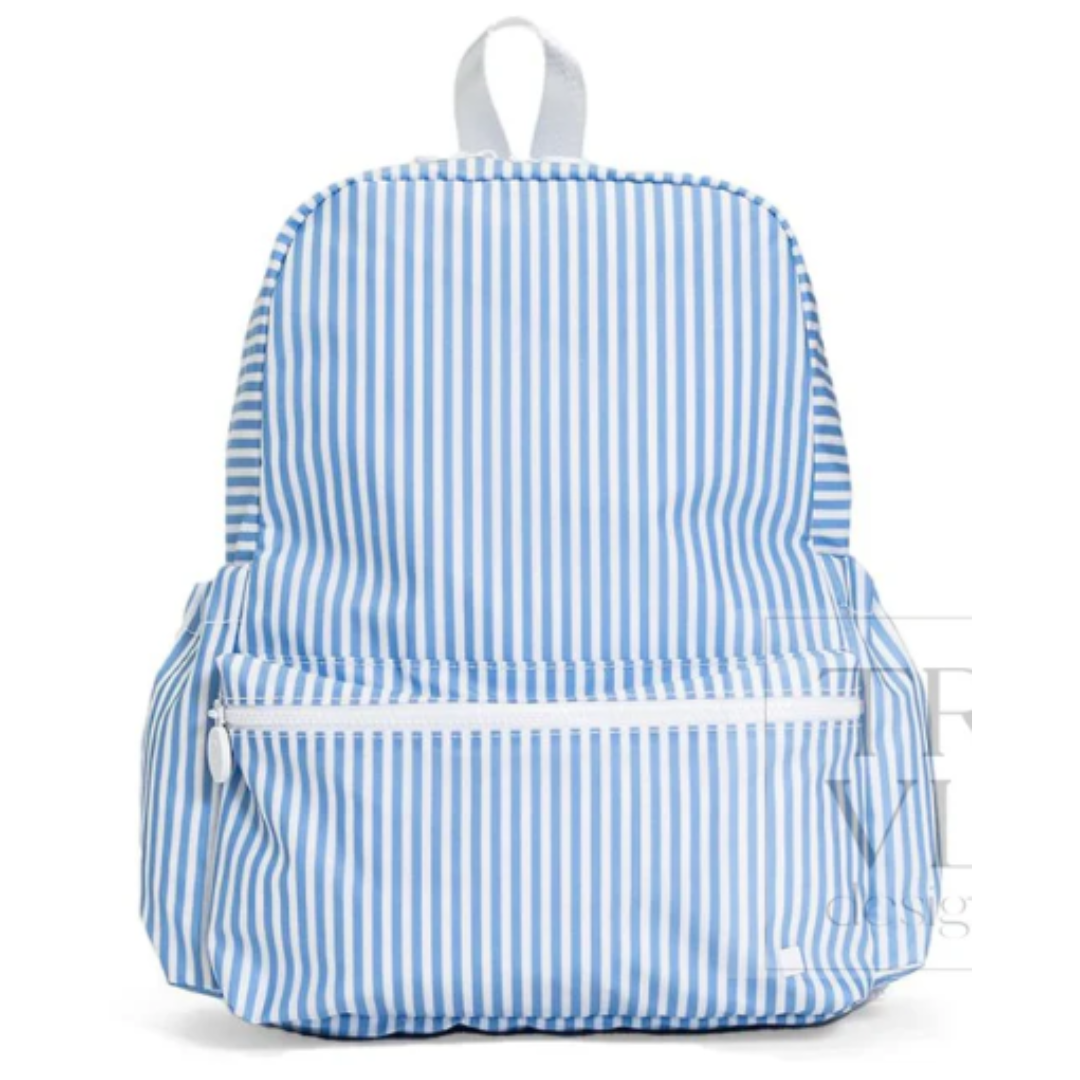 TRVL Back-To-School Pre-Order — Pimlico Stripe Chambray Backpack