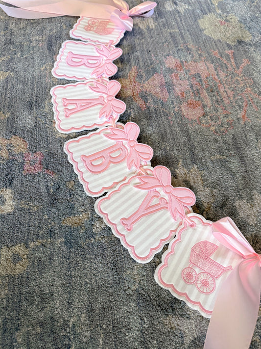 Baby Carriage Baby Banner