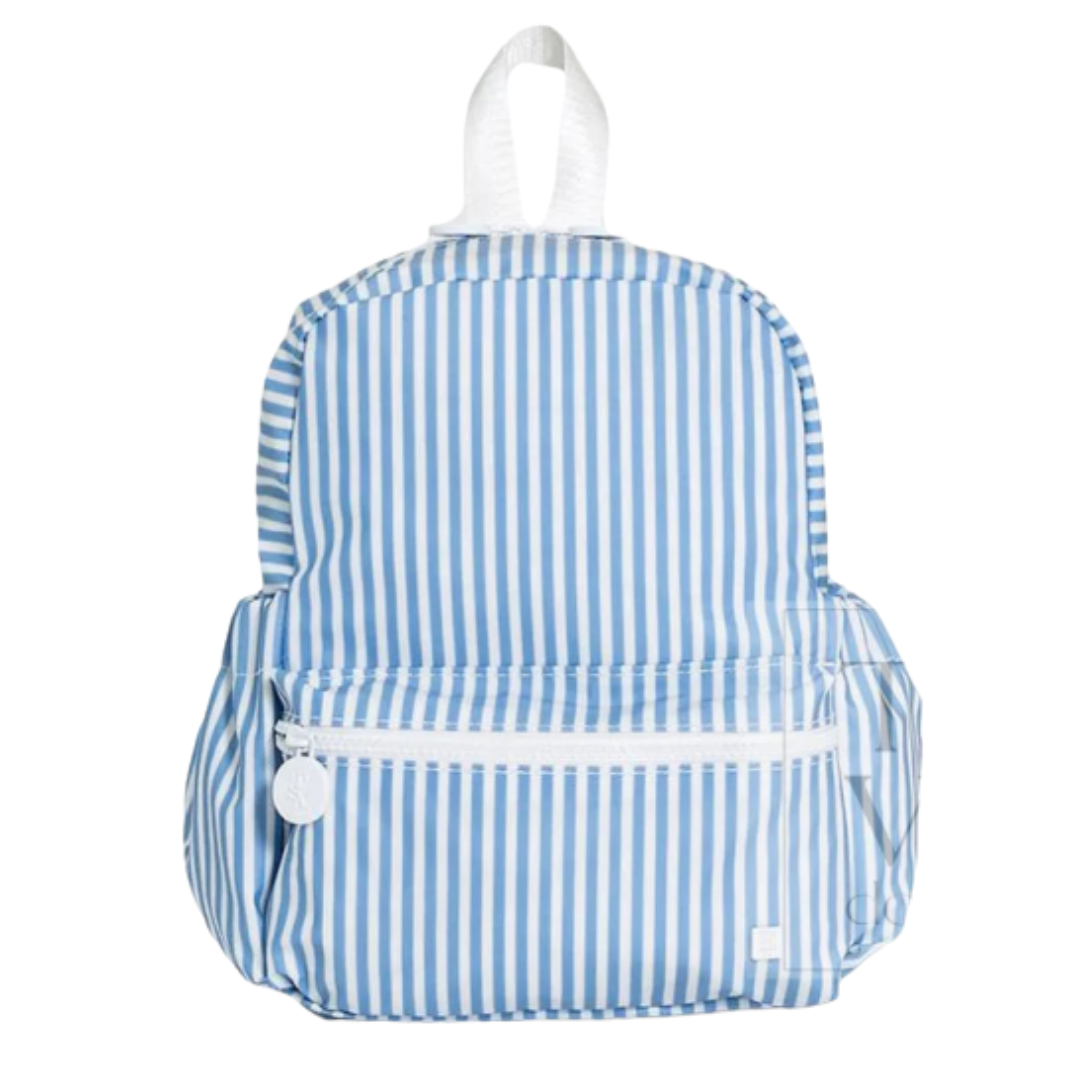TRVL Back-To-School Pre-Order — Pimlico Stripe Chambray Backpack