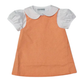 Halloween Pre-Order - Orange Gingham Collared Dress
