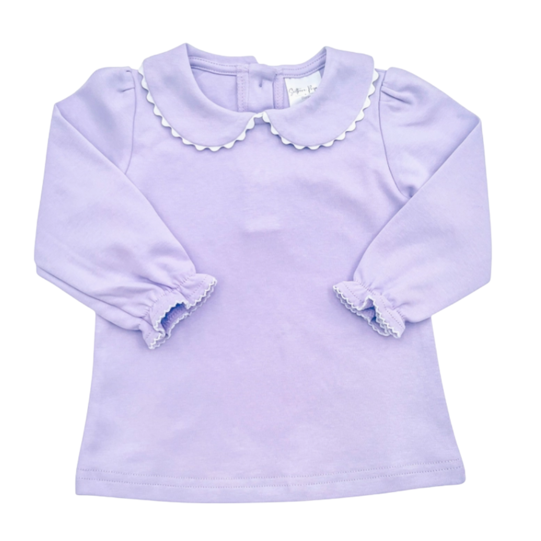 Halloween Pre-Order - Girls Scallop Long Sleeve Tee (Multiple Colors)