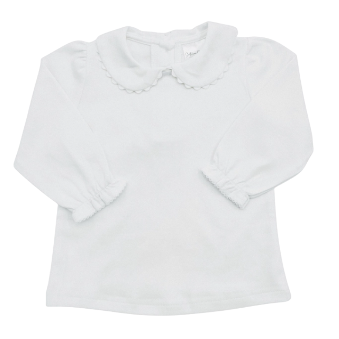 Halloween Pre-Order - Girls Scallop Long Sleeve Tee (Multiple Colors)
