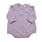 Halloween Pre-Order - Girls Piping Collar Long Sleeve Bubble (Multiple Colors)