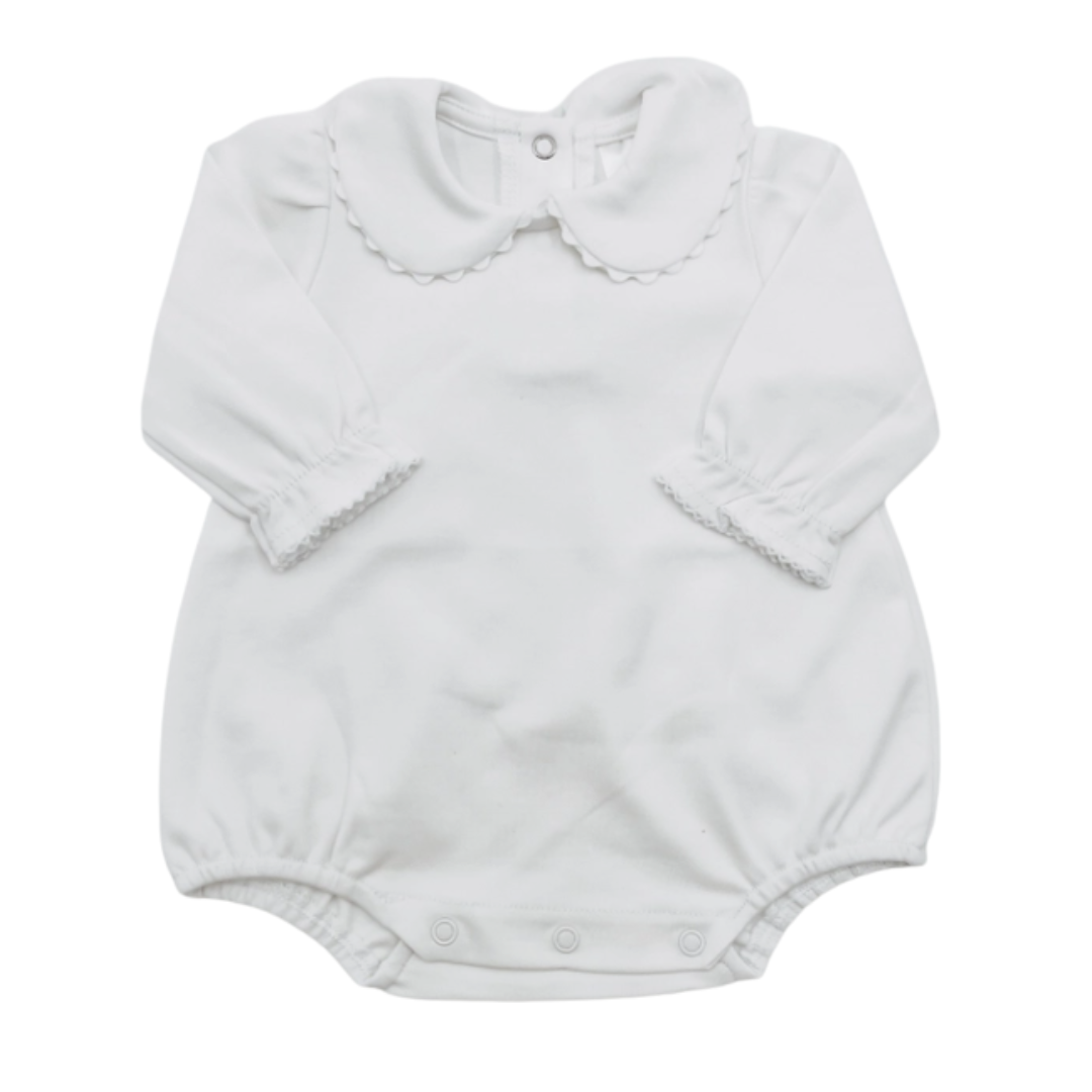 Halloween Pre-Order - Girls Piping Collar Long Sleeve Bubble (Multiple Colors)