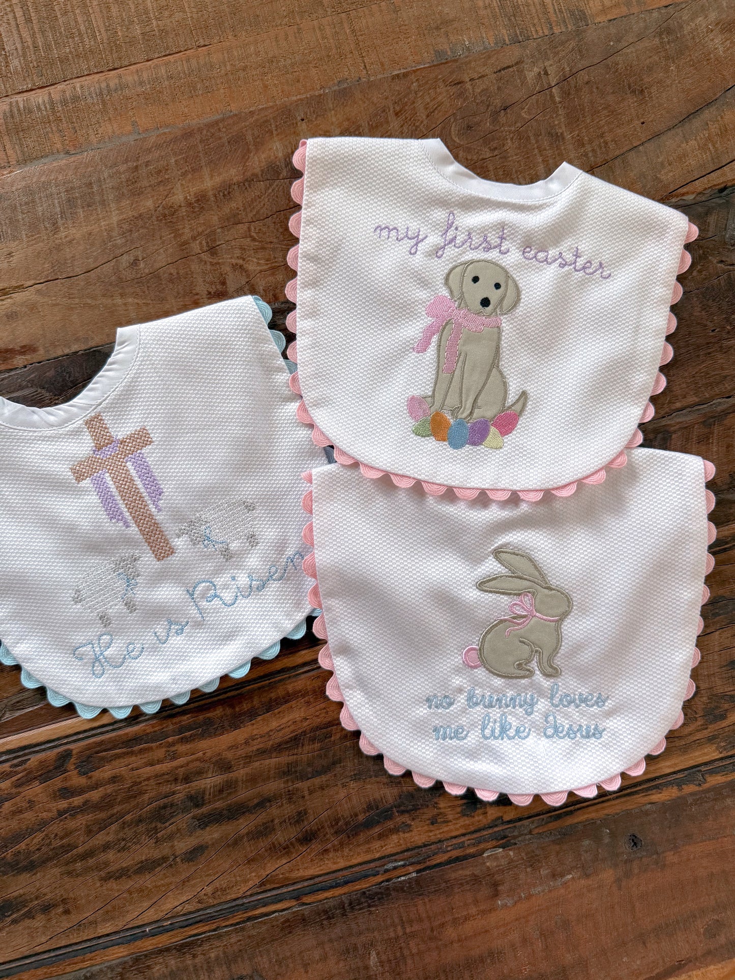 Quick Ship Easter Bibs