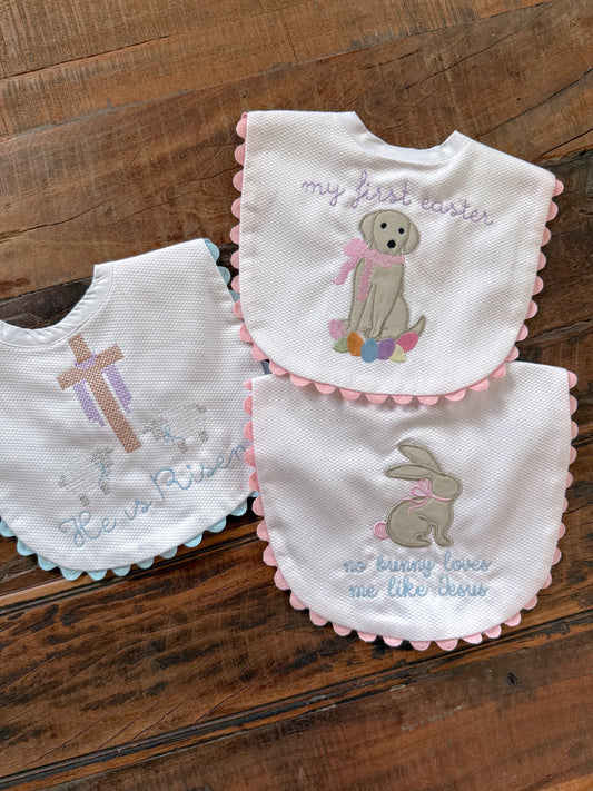 Quick Ship Easter Bibs