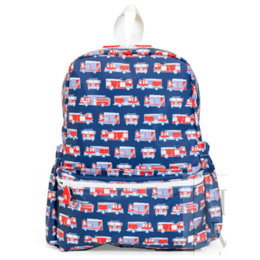 TRVL Back-To-School Pre-Order — Fire Engines Backpack