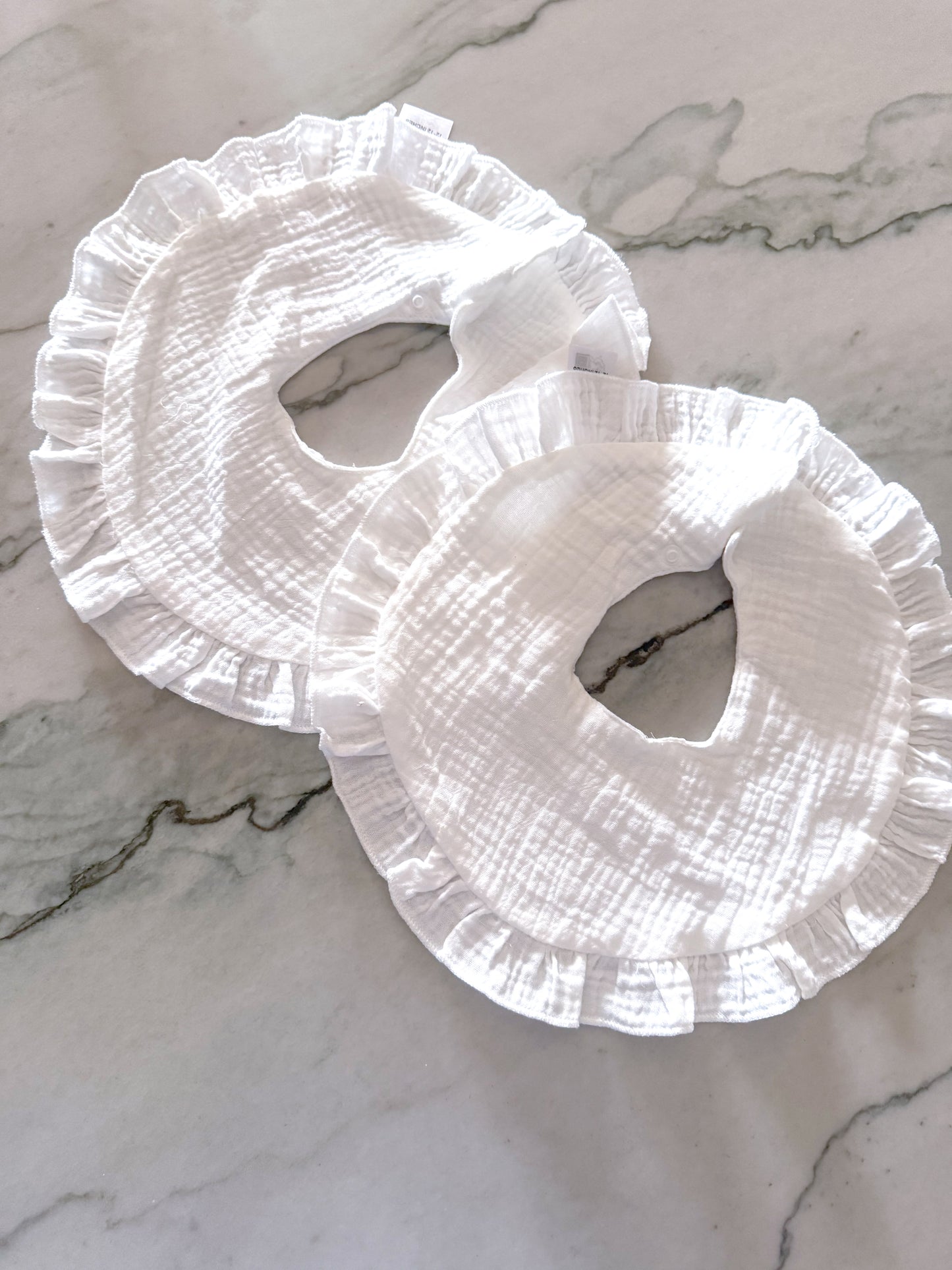 Classic Heirloom Ruffle Bib