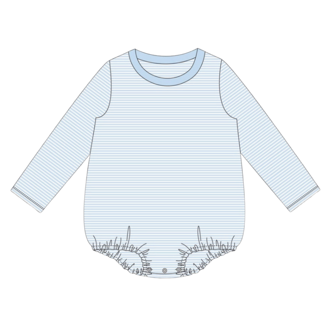 Halloween Pre-Order - Stripe Long Sleeve Bubble (Multiple Colors)