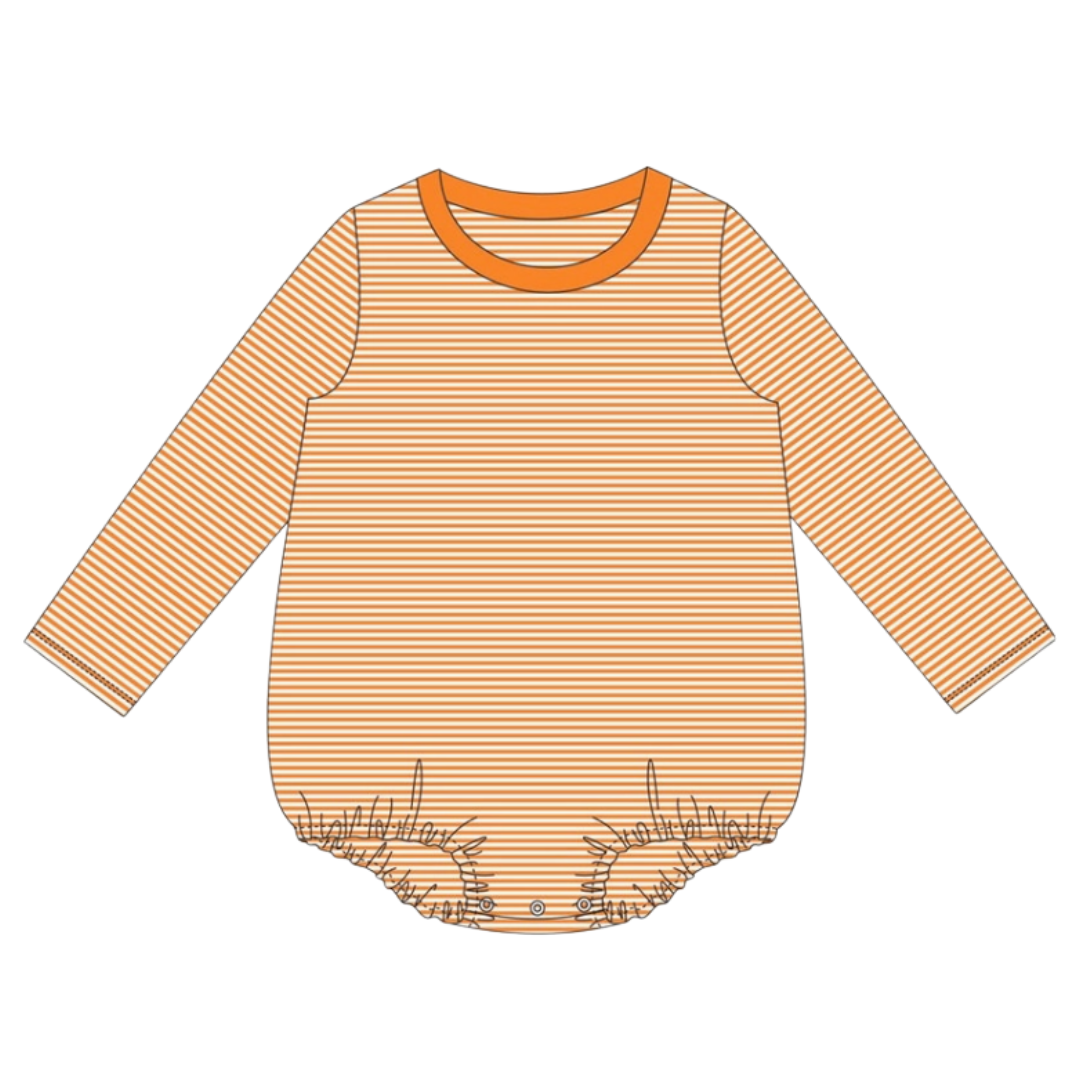 Halloween Pre-Order - Stripe Long Sleeve Bubble (Multiple Colors)