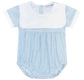Blue Gingham Bubble w Bib