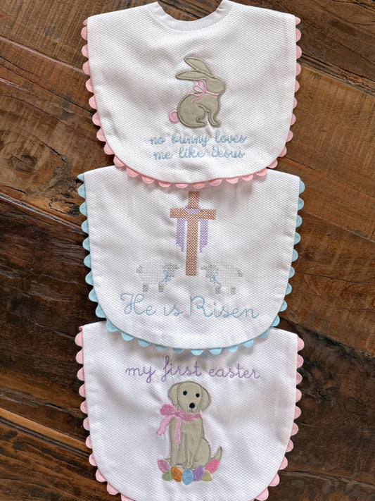 Quick Ship Easter Bibs