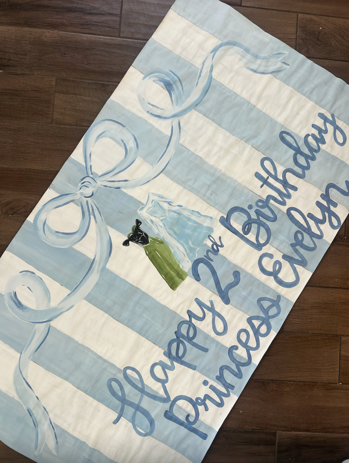 Path to Paint Custom Birthday Painted Banner