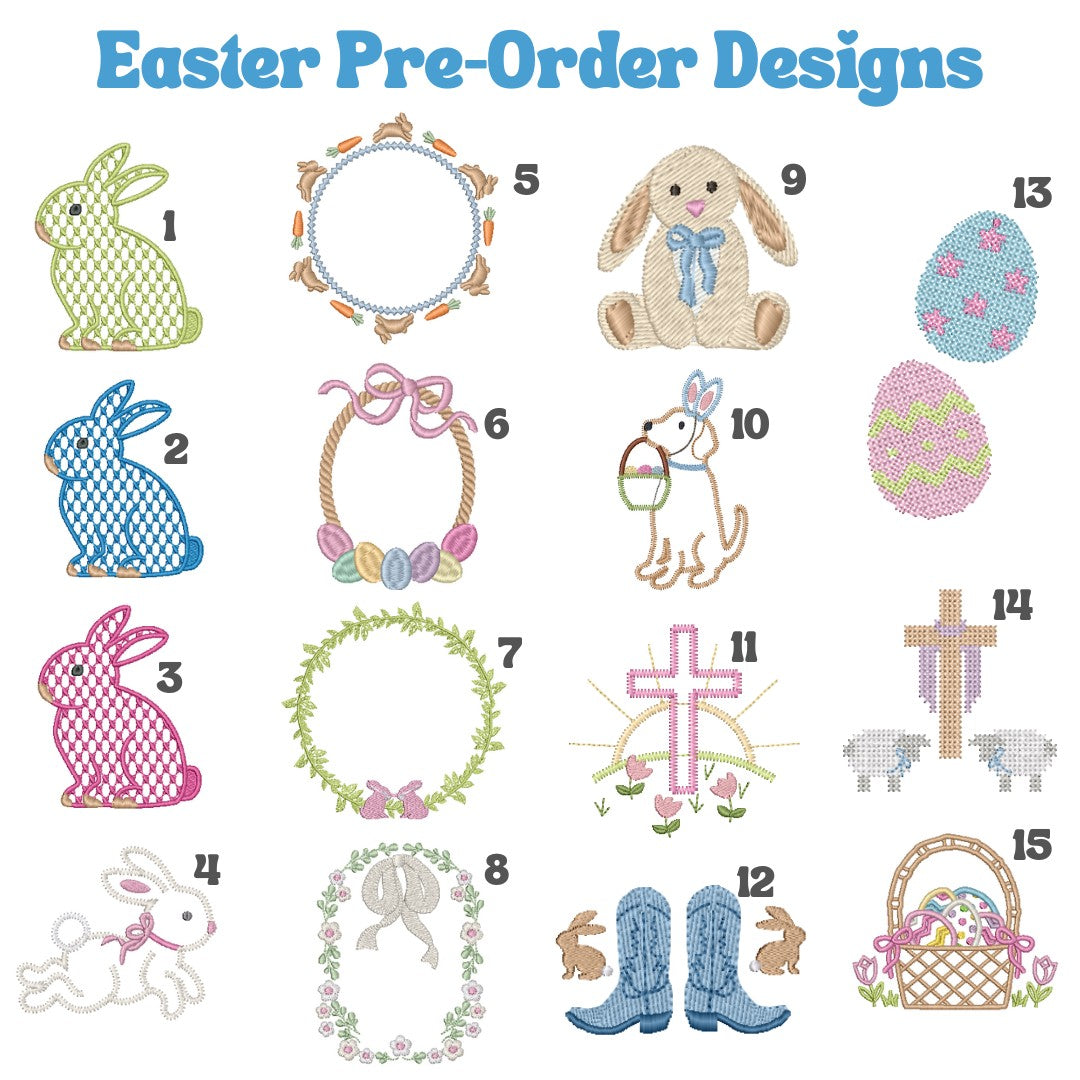 Pre-Order Easter Basket Bow