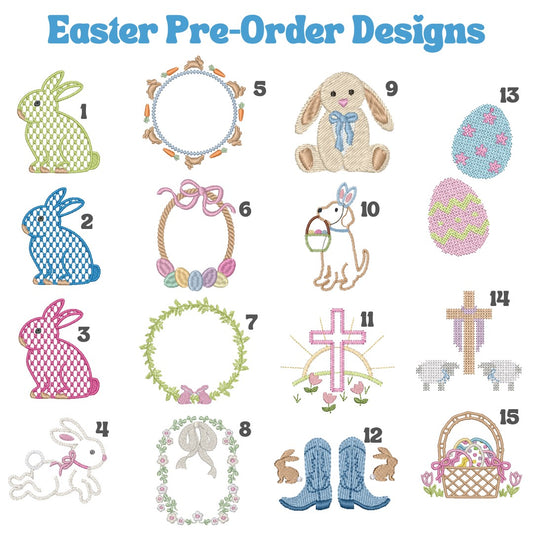Pre-Order Easter Basket Bow