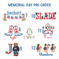 Memorial Day Pre-Order - Blue Gingham Bubble