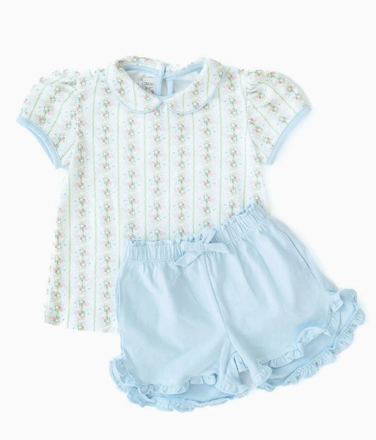 Floral Ribbon Pima Parker Set