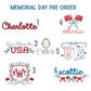 Memorial Day Pre-Order - Blue Gingham Bubble