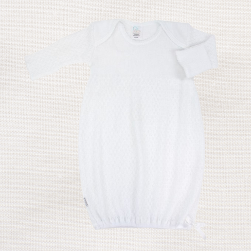 Knit White Gown