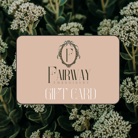 Fairway Embroidery Gift Card