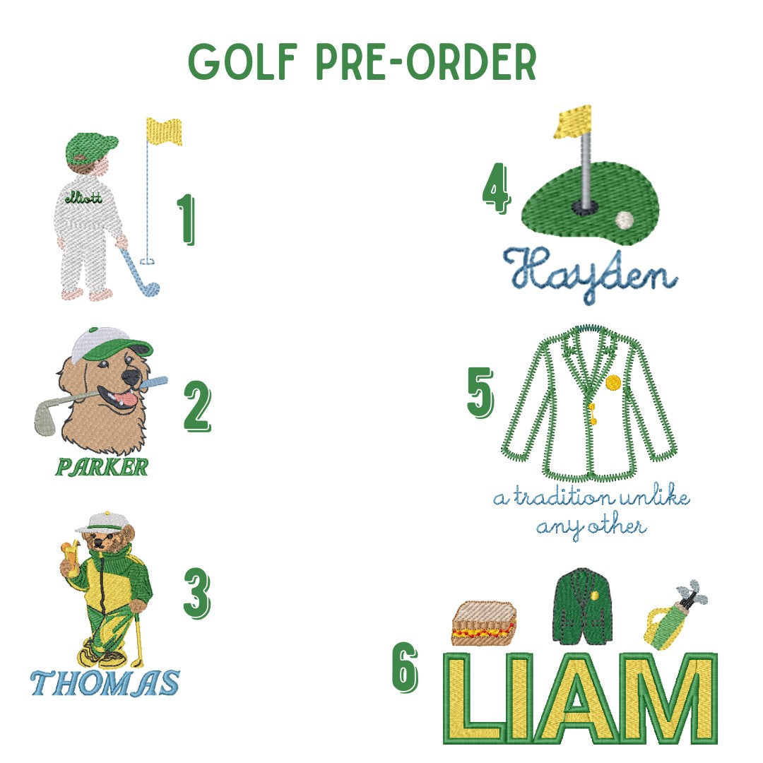 Golf Pre-Order - Solid Color Tees