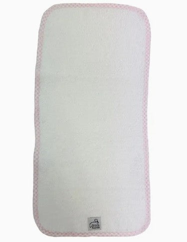 Pink Gingham Burp Cloth