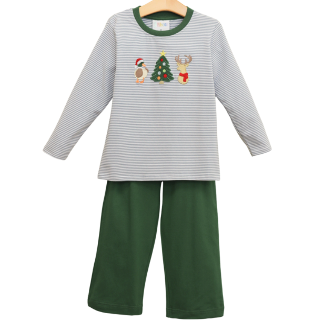 Jelly Bean Christmas Pre-Order — Christmas at Camp Pant Set
